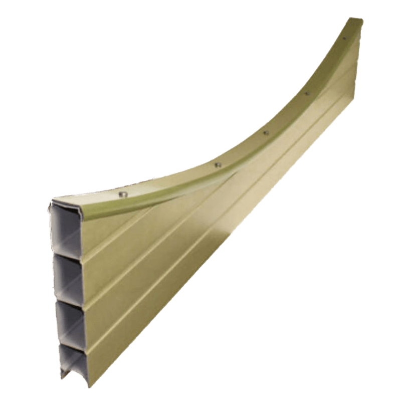 PVC Composite Fence Concave Top Natural image